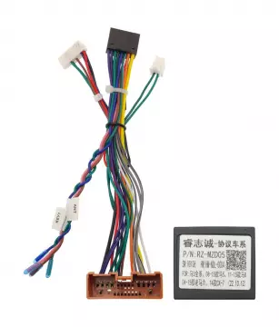 Купить Провода для андроид магнитолы в Mazda 3 2003 - 2013, CX-7 2006 - 2012 (питание, CAN, AMP)