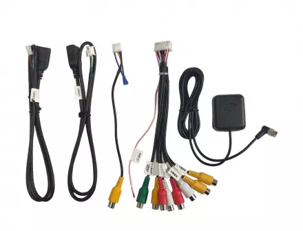 Комплект проводов и разъемов для магнитол (GPS, camera, usb, RCA)