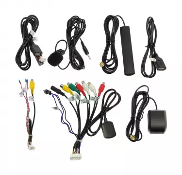 Комплект проводов и разъемов для магнитол (GPS, camera, usb*2, RCA, микрофон, WiFi)