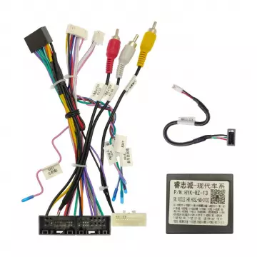 Купить Провода для андроид магнитолы в Hyundai, Kia 2010+ (питание,антенна, CAN, CAM 24 pin)